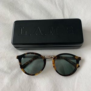 Madewell sunglasses with Lamb sunglasses case
